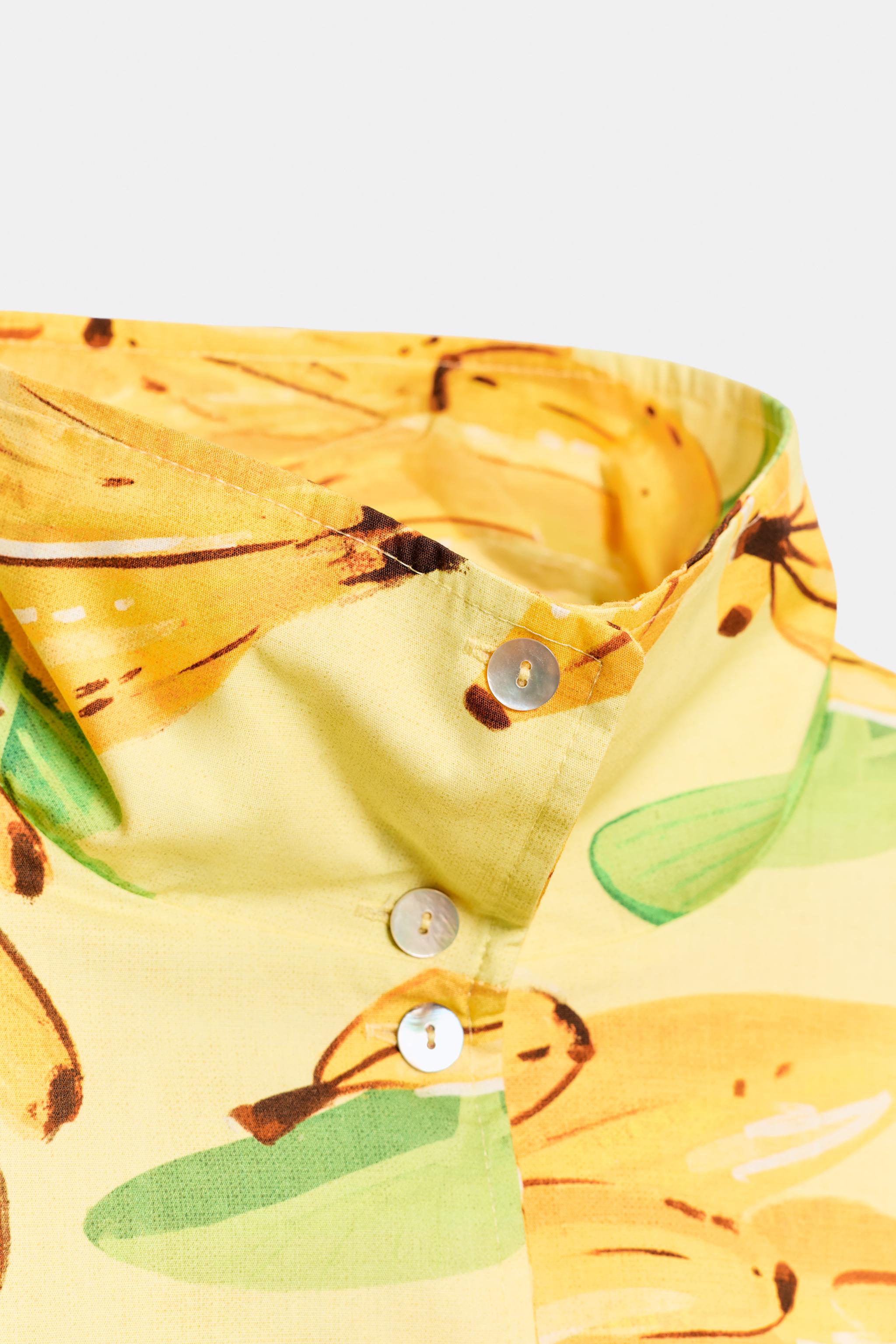 CROPPED FRUIT PRINT JACKET